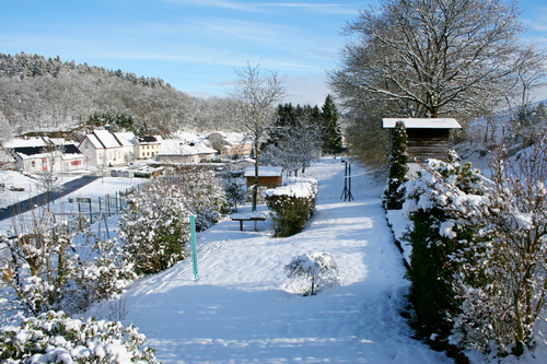 Ausblick zum Garten
