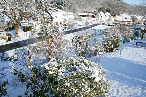 Ausblick zum Garten